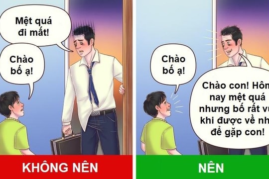 10 cách giúp cha mẹ trở thành hình mẫu của con