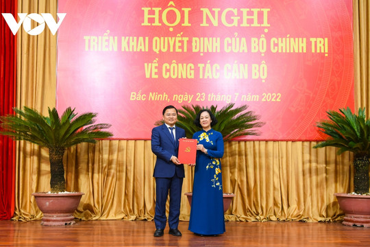 Bí thư thứ nhất Trung ương Đoàn Nguyễn Anh Tuấn giữ chức Bí thư Tỉnh ủy Bắc Ninh