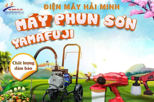 Máy phun sơn Yamafuji - thương hiệu chất lượng hàng đầu tại Việt Nam‏