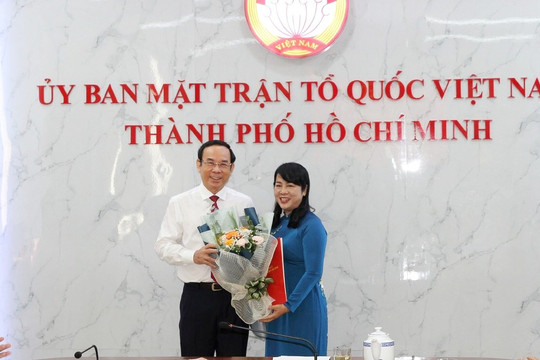 Bà Trần Kim Yến làm Chủ tịch Ủy ban MTTQ Việt Nam TPHCM
