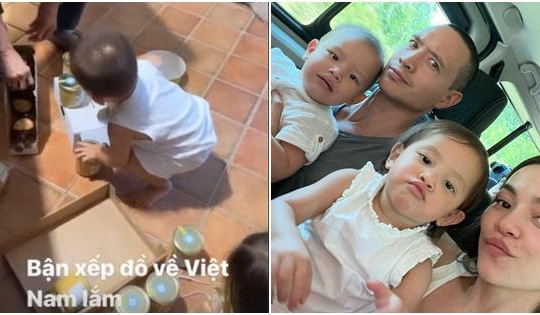 Hồ Ngọc Hà đưa cặp song sinh về Việt Nam sau 1 tháng ở Thụy Điển