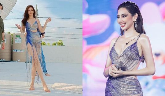 Thùy Tiên mặc giống đương kim Miss International, ai thắng?