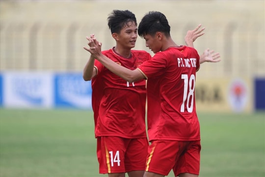U16 Việt Nam sáng cửa vào bán kết sau trận thắng U16 Philippines