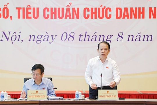 Ủy ban Pháp luật tổ chức phiên giải trình về tiêu chuẩn, chức danh viên chức quản lý