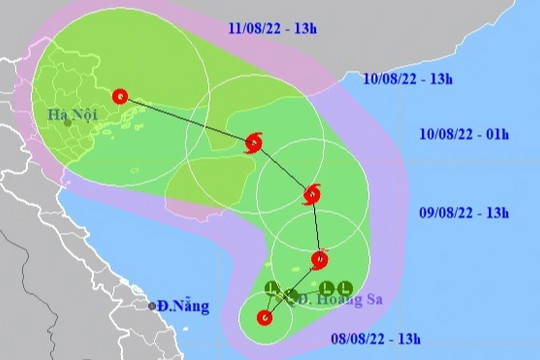 Hình thành áp thấp nhiệt đới ở Biển Đông, có khả năng mạnh thành bão