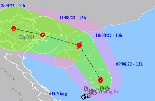 Hình thành bão số 2 trên Biển Đông, cảnh báo mưa to nhiều nơi