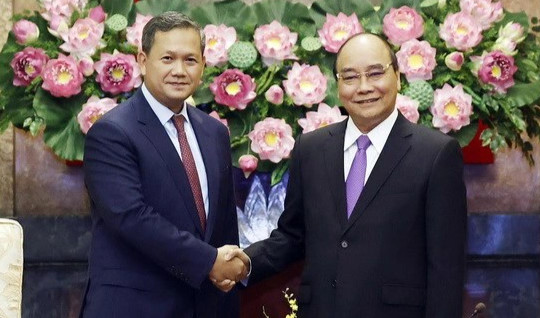 Chủ tịch nước tiếp Phó Tổng tư lệnh quân đội Campuchia