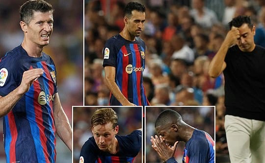 Busquets bị đuổi, Barcelona khởi đầu La Liga thất vọng