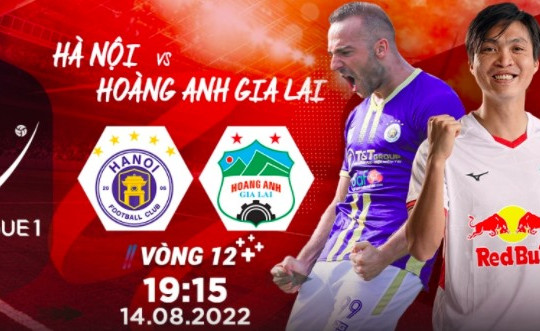 Link xem trực tiếp trận Hà Nội vs Hoàng Anh Gia Lai, vòng 12 V.League 2022