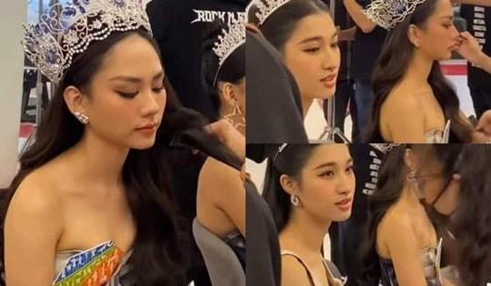 Hoa hậu Mai Phương lộ vòng 1 phẳng lỳ sau nghi vấn số đo ảo