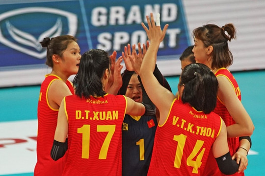 Thắng Hàn Quốc, bóng chuyền nữ Việt Nam vào tứ kết giải châu Á