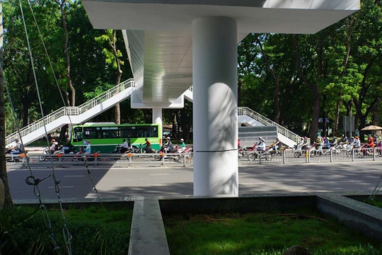 Đề xuất xén gần 1.500m2 đất công viên Gia Định làm bãi đỗ xe buýt