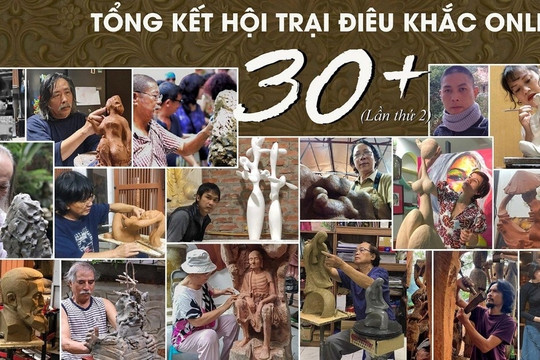 Triển lãm Hội trại Điêu khắc 30+ lần 2 sẽ diễn ra tại Hà Nội và trực tuyến