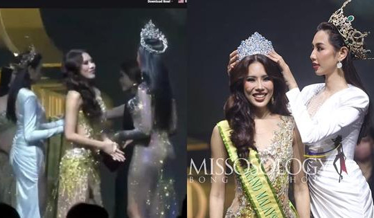 Thùy Tiên trao vương miện tại Malaysia, hoa hậu quốc gia thiệt thòi