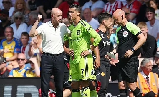 HLV Erik Ten Hag không chắc C.Ronaldo sẽ ở lại Man Utd