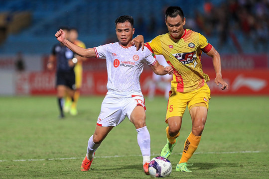 Đánh bại Thanh Hoá, Viettel tiến gần đến Top 3 đội đầu bảng V.League