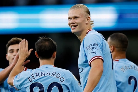 Haaland lập hat-trick, Man City thắng 6-0 trước Nottingham