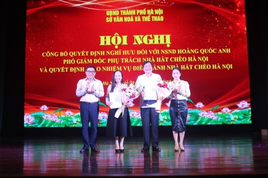 NSƯT Thu Huyền chia sẻ khi thay NSND Quốc Anh lãnh đạo Nhà hát Chèo Hà Nội