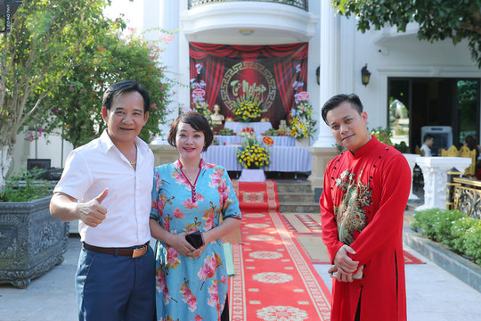 Nghệ sĩ Trà My, Quang Tèo tổ chức lễ cúng Tổ nghề sân khấu