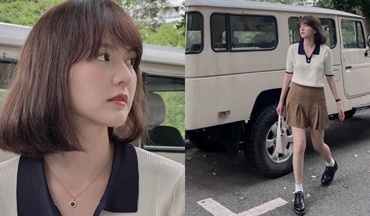 Hải Tú khoe sắc trong veo, thả dáng bên G63 của Sơn Tùng?
