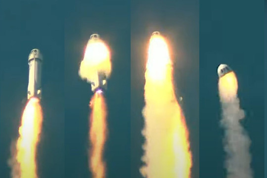 Blue Origin thất bại trong sứ mệnh mới với tên lửa New Shepard