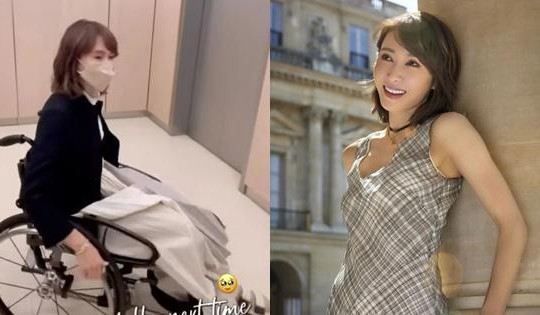 Đệ nhất mỹ nhân TVB Lê Tư phải ngồi xe lăn
