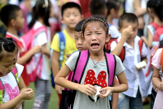 Hiểu rõ nguyên nhân trẻ hay khóc mỗi khi đến trường để không quát mắng con