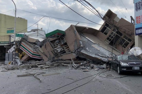 Đài Loan liên tiếp rung chuyển vì động đất, ít nhất 1 người thiệt mạng
