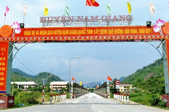 Quảng Nam đề nghị nâng cấp tuyến quốc lộ nối với Lào