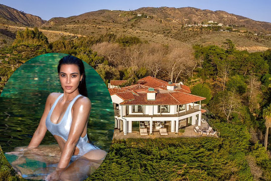 Tỷ phú 'siêu vòng 3' Kim Kardashian chi 70 triệu USD tậu dinh thự sát biển