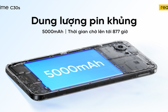 realme trình làng điện thoại 6.5 inch, pin 5000mAh, giá 2,5 triệu