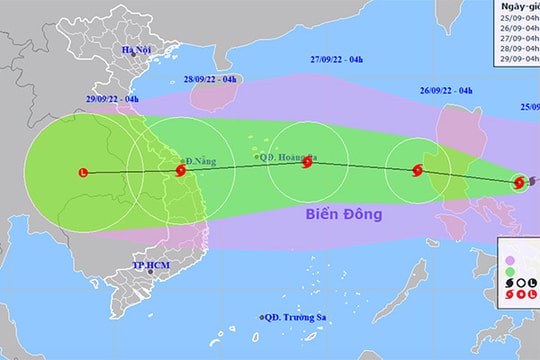 Bão Noru đang giật cấp 17, hướng vào Thừa Thiên Huế - Quảng Ngãi