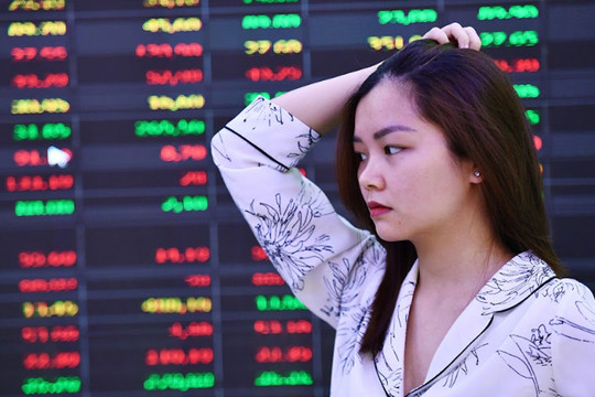 'Khủng long', 'cá mập' lo lắng, sắc đỏ bao trùm thị trường cổ phiếu Việt