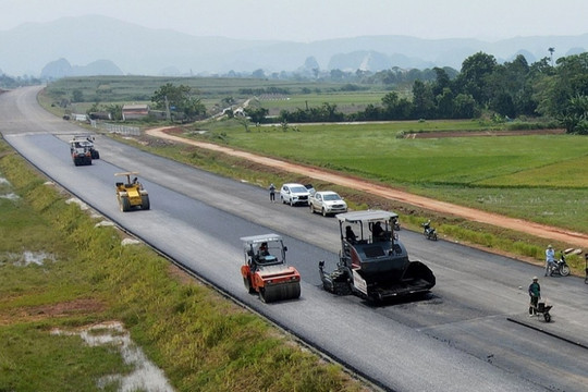 Cao tốc Mai Sơn - QL45 gấp rút hoàn thành để kịp thông xe trước ngày 31/12
