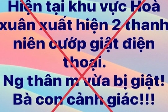 Cháu bịa chuyện bị cướp, cô vội đăng mạng xã hội cảnh báo