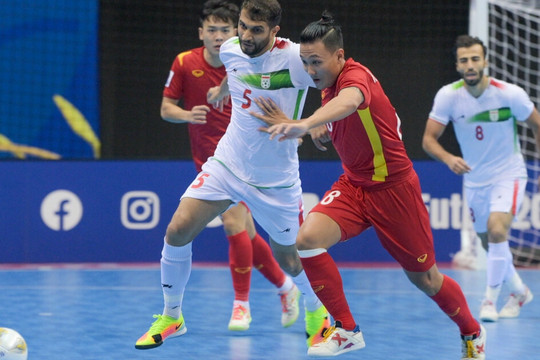 Thua đậm Iran, tuyển Việt Nam chia tay AFC Futsal Asian Cup