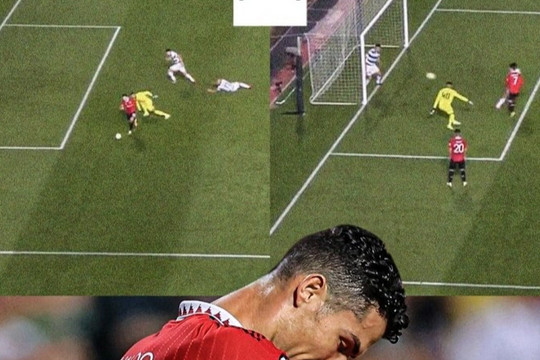 Khó hiểu với tình huống bỏ lỡ cơ hội không tưởng của C.Ronaldo
