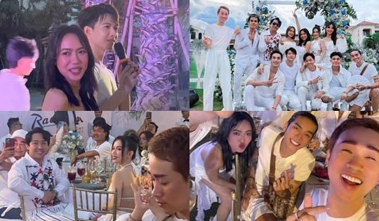 Tiệc Pre-wedding Diệu Nhi: Dâu rể đẹp đôi, Trấn Thành 'cứu nguy'