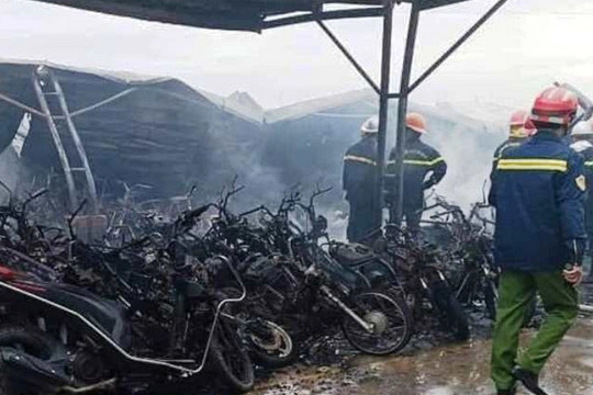 Vụ cháy hơn 250 xe máy: Công nhân được hỗ trợ tiền đi lại