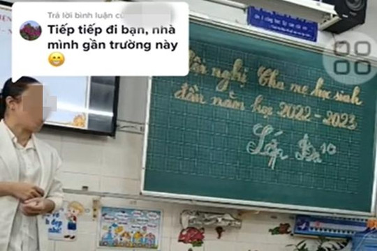 Clip họp phụ huynh gây sốc: 'Ai khó khăn đừng cho con học lớp này'