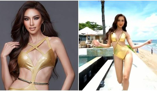 Thùy Tiên diễn bikini 'đá bay' cả dàn thí sinh Miss Grand 2022