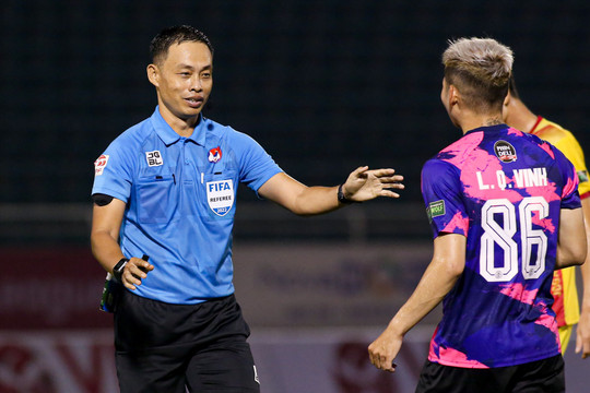 Trọng tài Ngô Duy Lân không làm nhiệm vụ ở vòng 19 V.League 2022