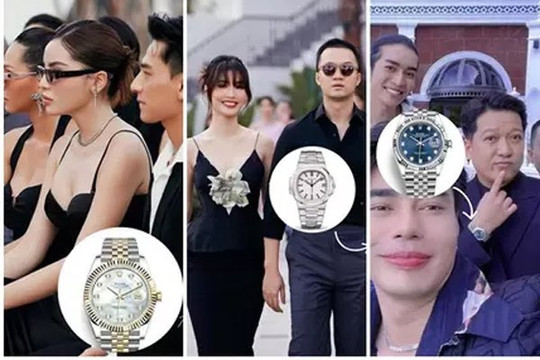 Choáng váng bóc giá đồng hồ sao Việt đeo đi ăn cưới Diệu Nhi