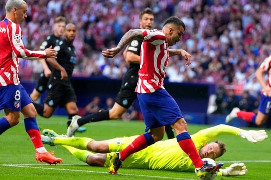 Griezmann và Morata gây thất vọng, Atletico lâm nguy