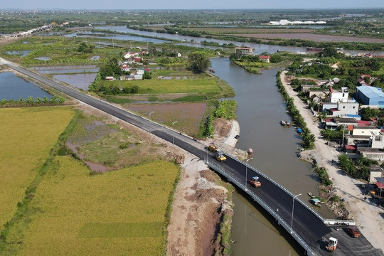 Hải Phòng: Tuyến đường trị giá hơn 1.300 tỷ đồng nối đôi bờ sông Thái Bình