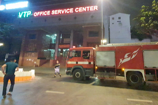 Công an TPHCM thông tin về vụ cháy ở tòa nhà Vạn Thịnh Phát