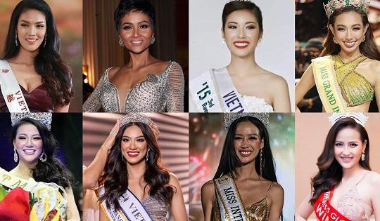 Thành tích cao nhất của Việt Nam tại 8 cuộc thi sắc đẹp lớn nhất
