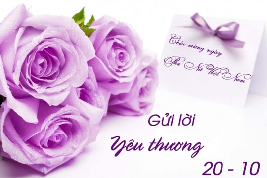 Tổng hợp mẫu thiệp chúc mừng ngày 20/10 đẹp nhất