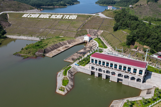 Cận cảnh siêu công trình thủy lợi có đập đất cao nhất Việt Nam