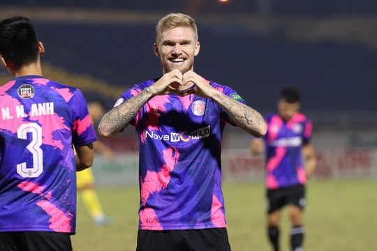 Sài Gòn FC giành 3 điểm quan trọng trong cuộc đua trụ hạng